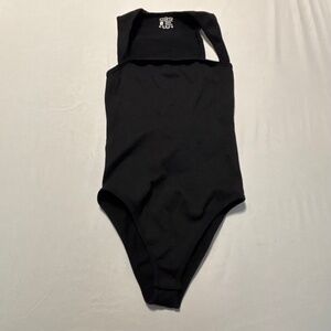 QQQ Black Tank Body Suit Size Medium